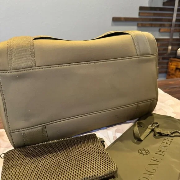 Dagne Dover Olive Green Duffel Bag Set Medium - Picture 3 of 4